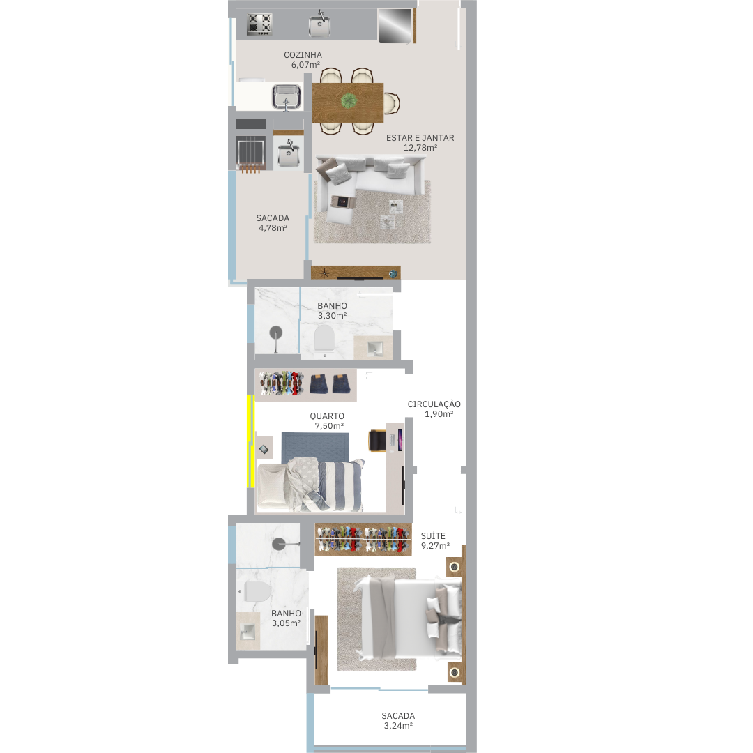 planta-haia-residence-hhass-empreendimentos-imoveis-sao-jose-sc